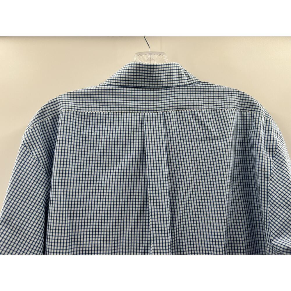 Brooks Brothers Men’s Long Sleeve Regent Button Up Check Shirt No Iron Size 16.5 - Picture 8 of 8